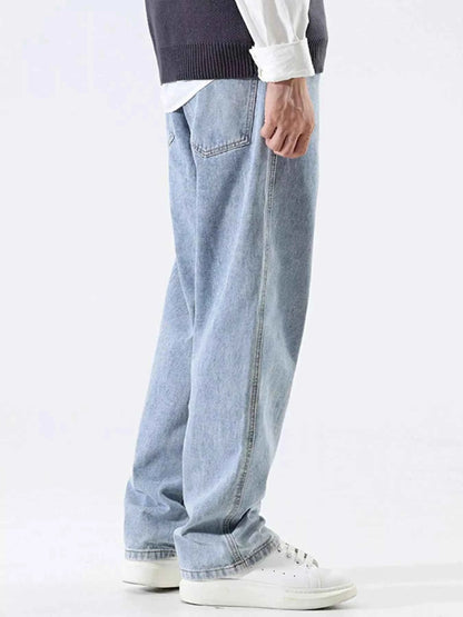 Men's Relaxed Fit Wide Leg Jeans
