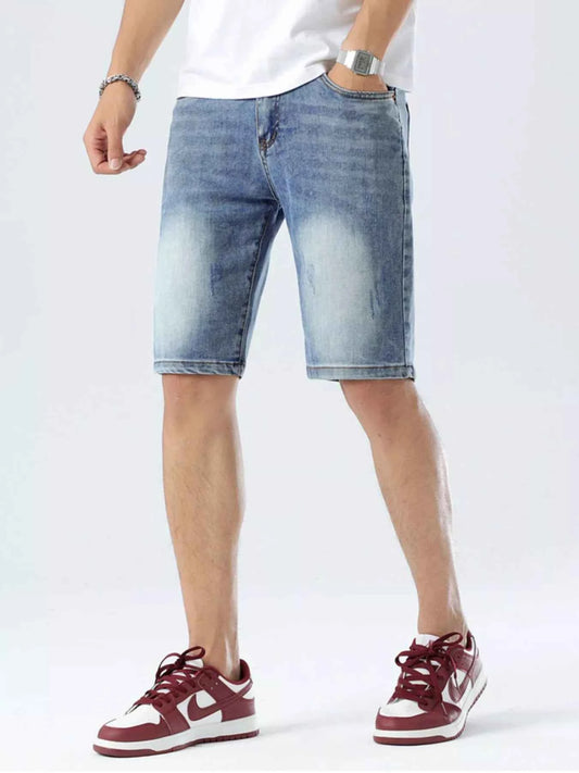 Men's Loose Fit Denim Shorts