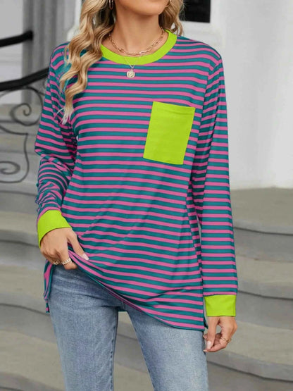 Striped Long Sleeve T-Shirt