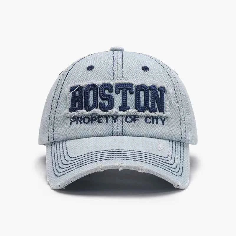 Letter Adjustable Cotton Baseball Cap