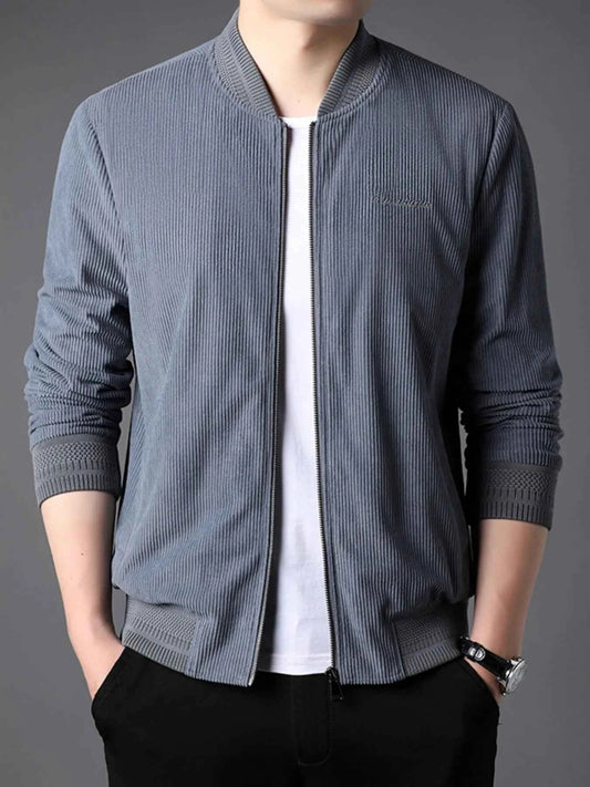 Men's Zip Up Long Sleeve Jacket
