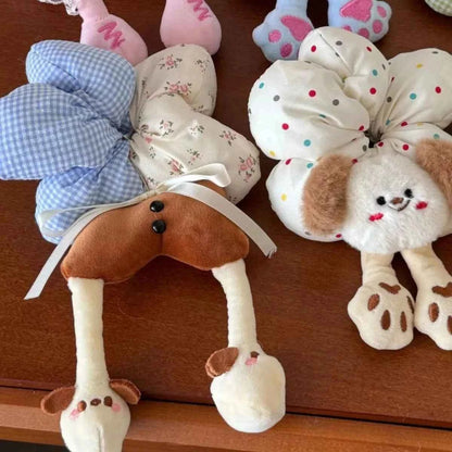 Printed Animal Shaped Hair Scrunchy