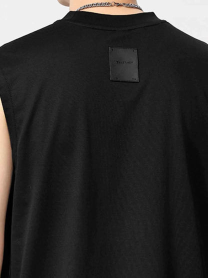 Men's Plus Size Round Neck Tank