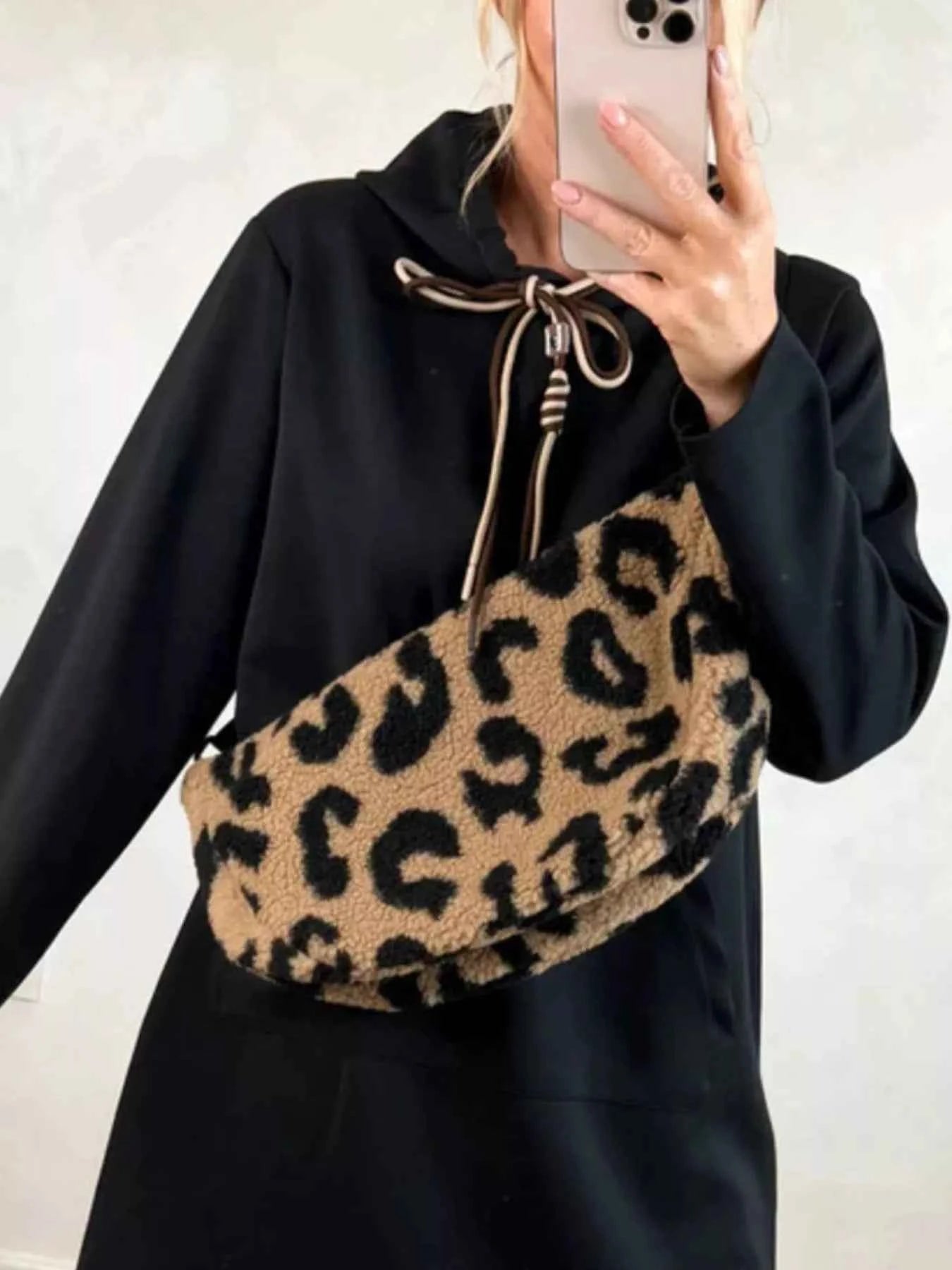 Full Size Casual Drawstring Hooded Sweatshirt Dress Plus Size