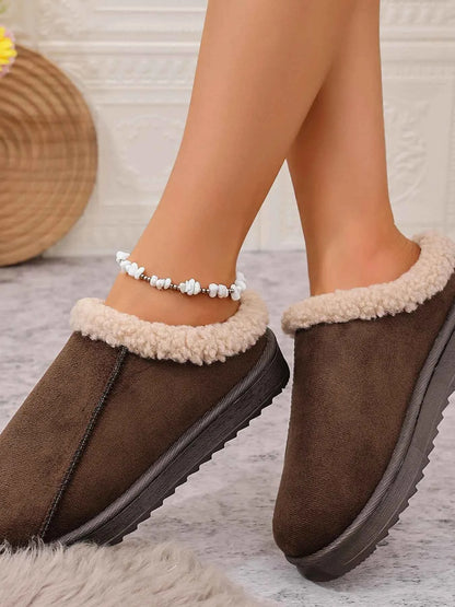 Cozy Faux Fur Lined Slippers