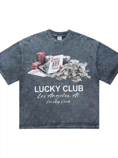 Men's Graphic Round Neck Short Sleeve T-Shirt