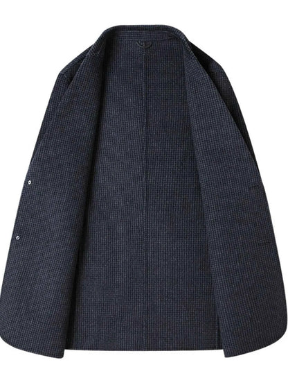 Men's Plus Size Lapel Collar Long Sleeve Blazer