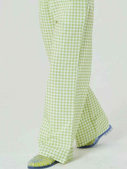 Elastic Waist Wide Leg Pants