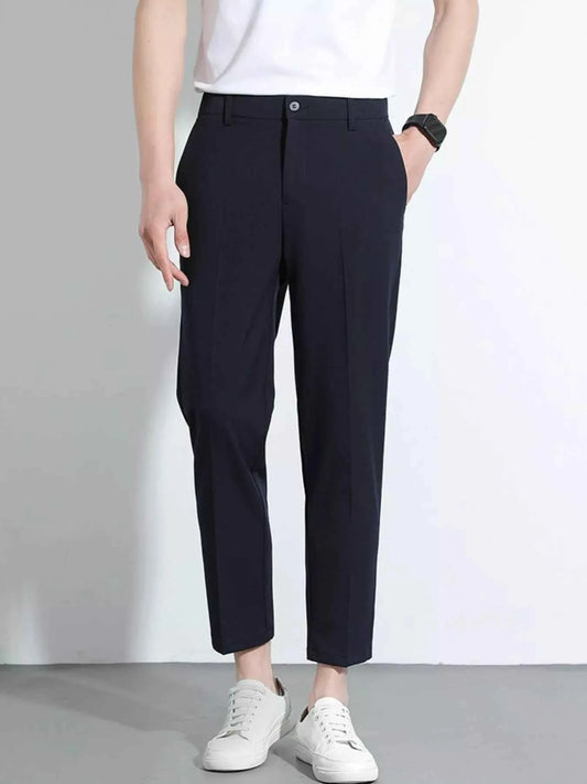 Men's Slim Fit Cropped Pants