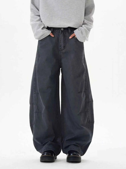 Men's Wide Leg Pocketed Pants