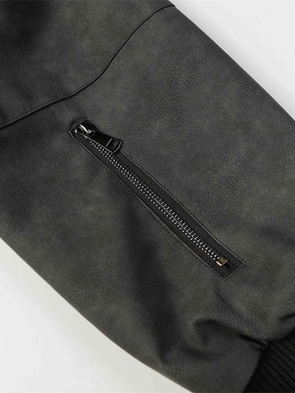 Men's Zip Up Long Sleeve Jacket