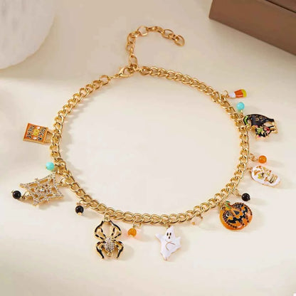 18K Gold-Plated Halloween Theme Bracelet