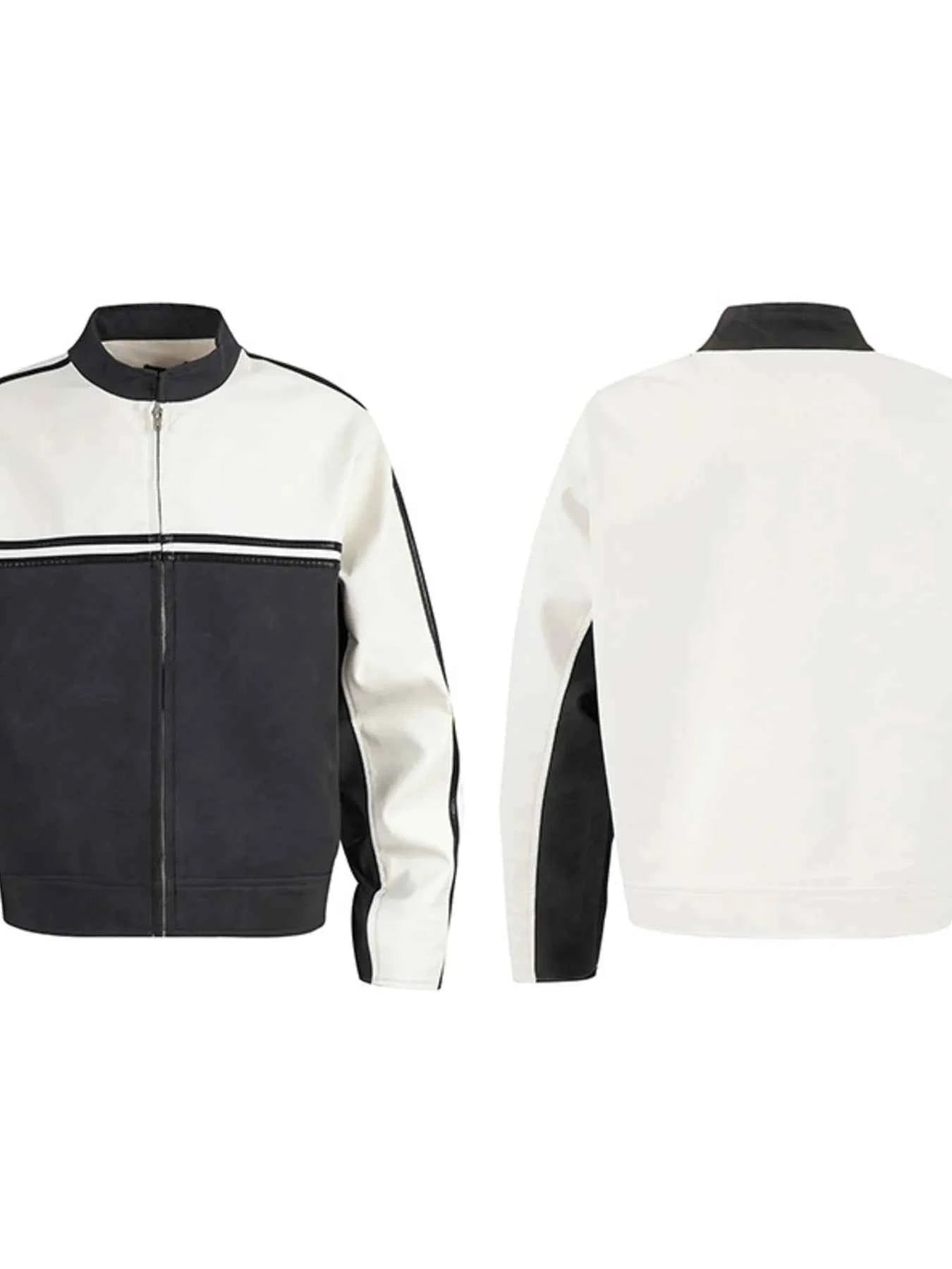 Men's Two-Tone Zip Up Jacket