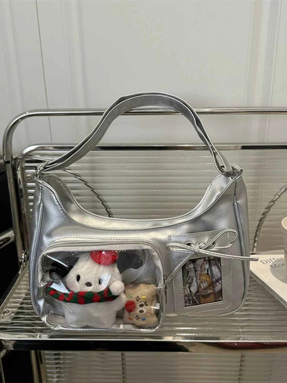 Clear Pocket Crossbody Bag