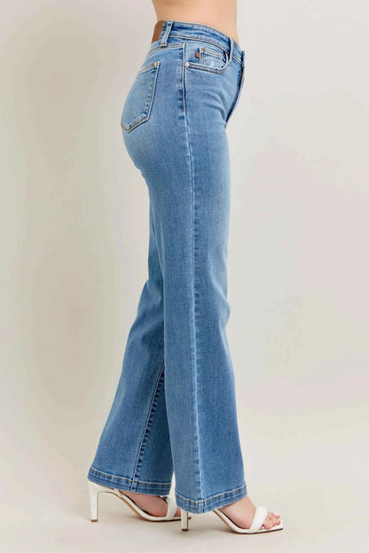 Judy Blue Full Size High Waist Straight Jeans Plus Size
