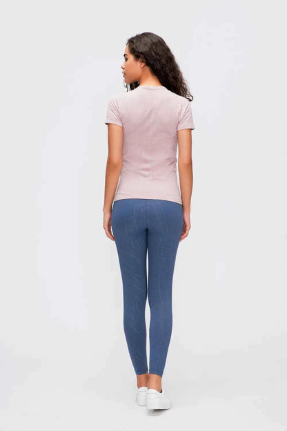 Millennia Round Neck Short Sleeve Active T-Shirt
