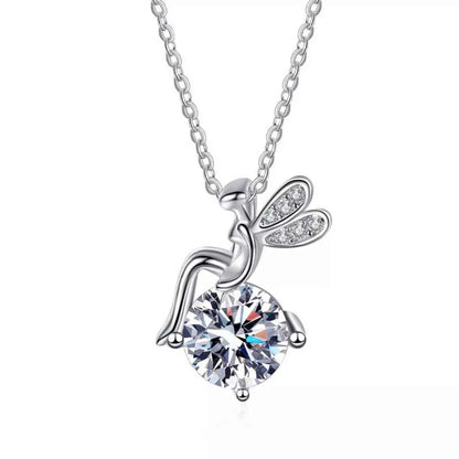 1 Carat Moissanite Pendant Necklace