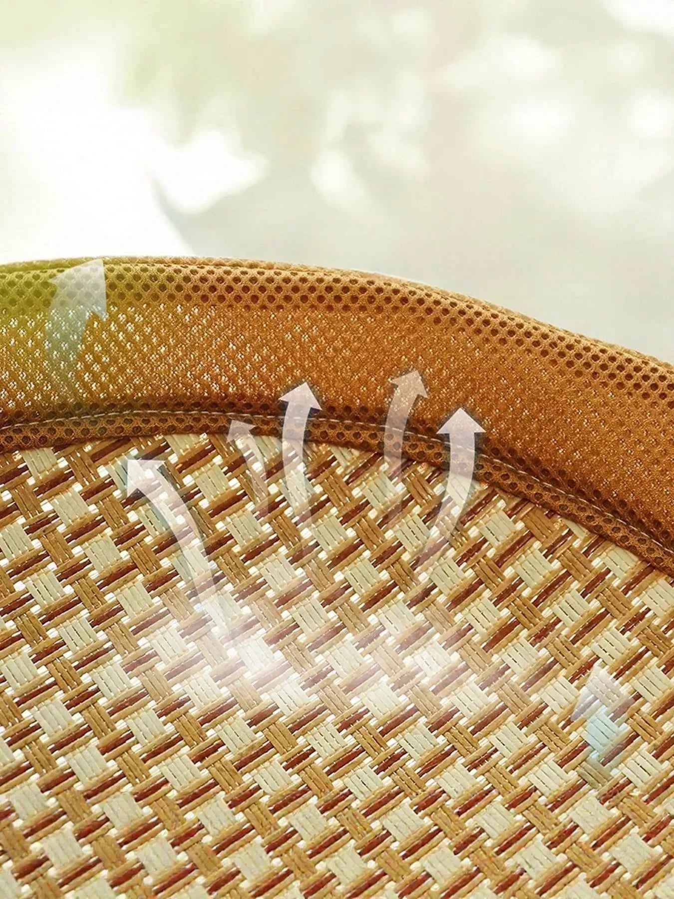 Round Woven Elevated Pet Bed