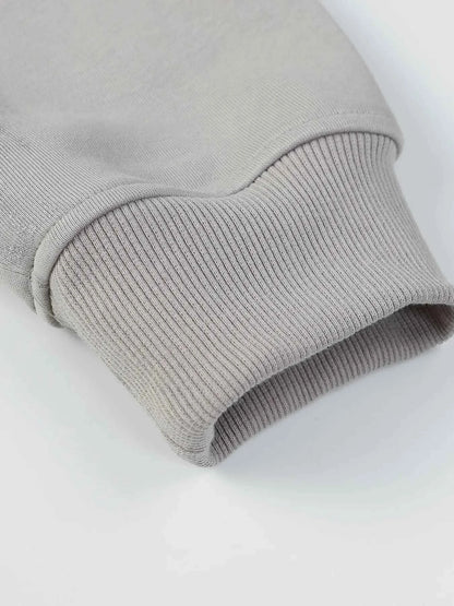 Men's Gothic Spider Web Graffiti Print Hoodie